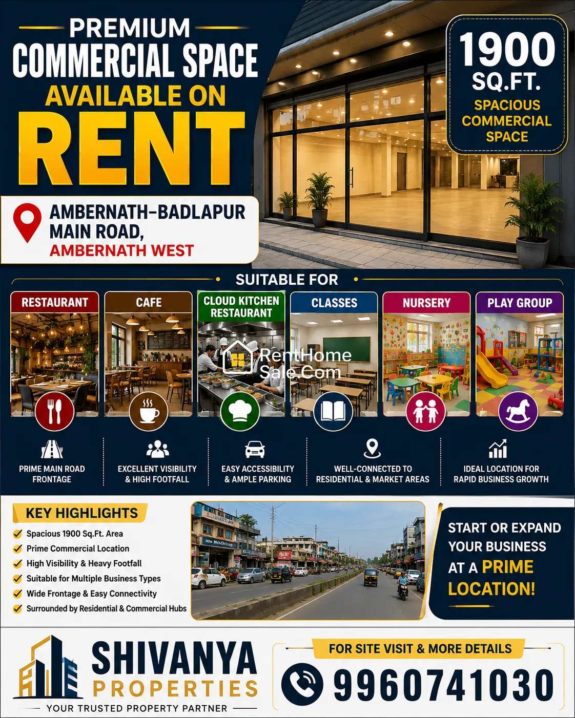 Premium Commercial Space Available on Rent